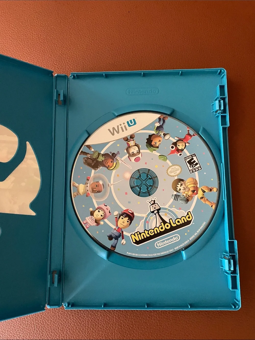Nintendo Land Wii U - Blue Case with Colorful Cover Art